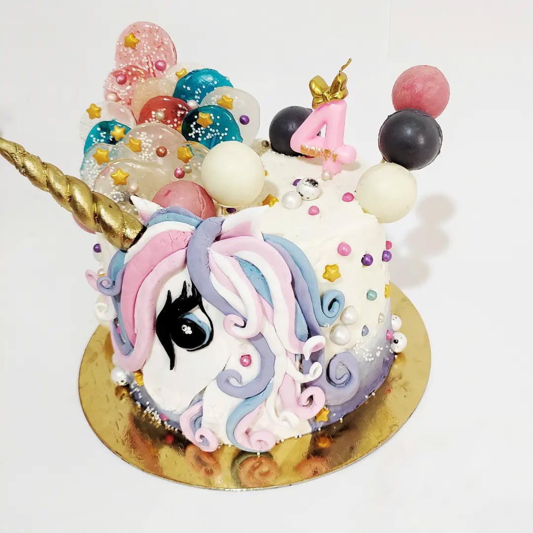 Classic White Birthday Cake